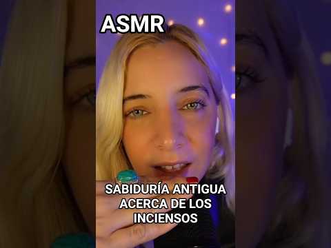 ASMR PARA DORMIR 😴 SABIDURIA ANTIGUA SOBRE LOS INCIENSOS #asmr #asmrparadormir #asmrsabiduríaantigua