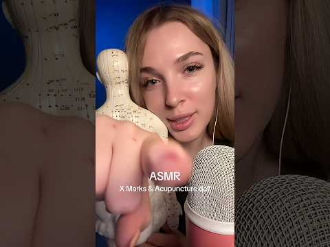 Xmarks the spot & Acupuncture doll ASMR #asmrsounds #acupuncture #xmarksthespot #fyp #asmrvideo
