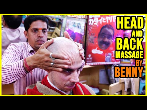 INDIAN HEAD MASSAGE by BENNY 💛 World's Greatest Head Massage 💛 ASMR BARBER