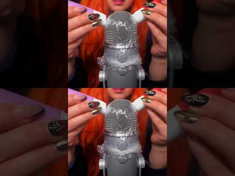 ASMR Glue Sticks on the Mic #asmr #tingles #shorts