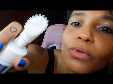 ASMR Você aceita uma limpeza de pele SUPER RÁPIDA e CASEIRA?! Inaudível 🧼 