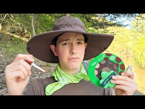 ASMR Sassy Boy Scout Does Your Makeup at the Creek