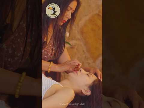 Nelly's ASMR massage with soft whispering & henna art 🥱  #relax