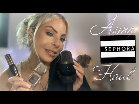 ASMR HUGE Sephora Makeup Haul | Clicky Whisper & Gentle ASMR Sounds