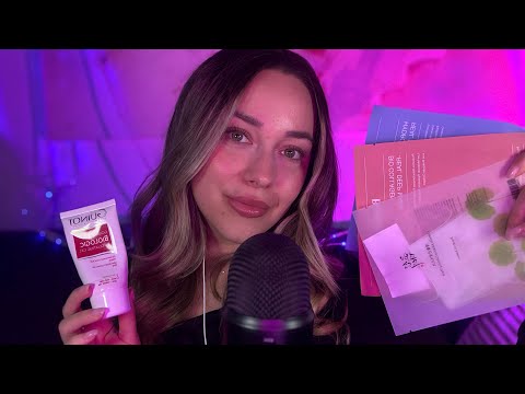 ASMR in Romanian 🇷🇴 | My Skincare Collection