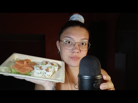 SUSHI MUKBANG🍣😍💜 | ASMR ITA