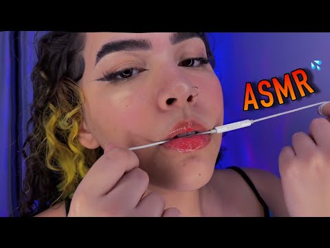 ASMR COM MICROFONE NA BOCA 👄💦 | para derreter seus ouvidos