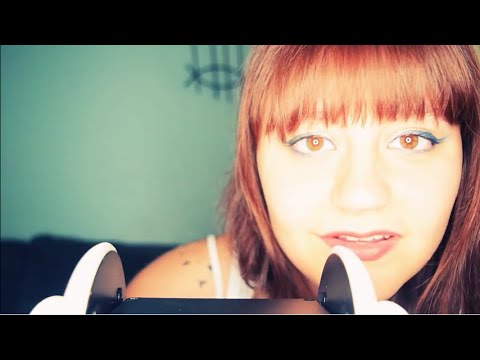 ASMR Mouth Sounds and Unintelligible and Inaudible Whispering, 3dio Case Play, Cat Purring