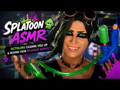 Splatoon ASMR 🔫 | Octoling Cleans Ink Off Of You & Designs Your SplatFest Outfit🎨