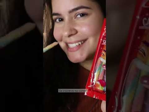 ASMR COMENDO BALA (FINI) #SHORTS