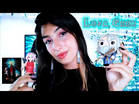 ASMR Roleplay Vendedora de loja Geek/Nerd