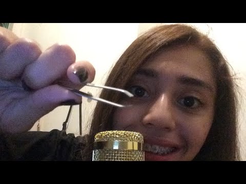 ASMR Tweezing, Plucking Your Negative Away