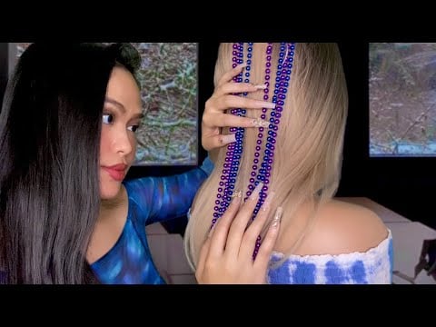 ASMR Girl In Class Plays W/ Your Hair (During A Snow Storm 😴❄️) + Back Scratch & Tracing | Roleplay