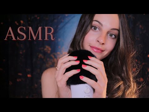 ASMR Fluffy Mic & Trigger Words - Autumn & Halloween 🍁🎃👻 Close Whispers