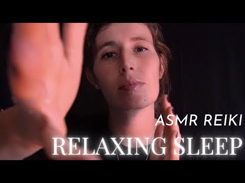 Sleepy Time Reiki 💤 | Gentle ASMR Reiki Energy to Soothe You to Sleep with Crackling Fire Sounds