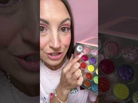 pink glitter eye tutorial 💖