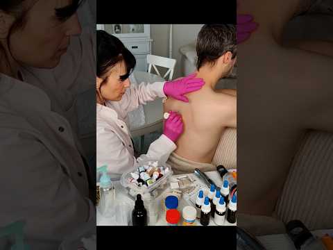 Skin analysis on the back