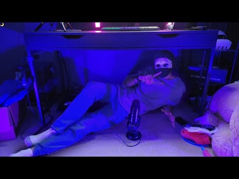 Insane ASMR Triggers Under The Desk | ASMR In Random Places [11]