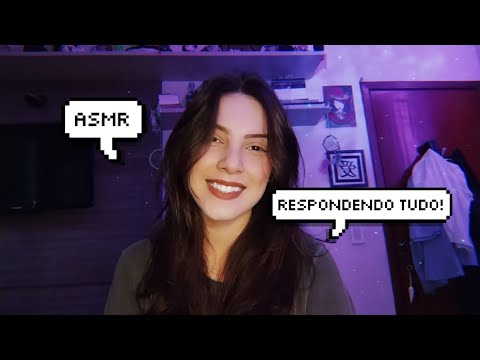 ❤️ ASMR RESPONDENDO AS PERGUNTAS QUE VOCÊS MANDARAM - Mori Yumi