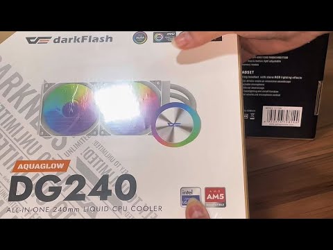 ASMR - Unboxing cooler darkflash e kit Redragon / primeiras impressões 