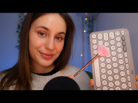 ASMR 😴 Sonidos muy Cosquillosos para dormir (susurros, tapping, brushing)