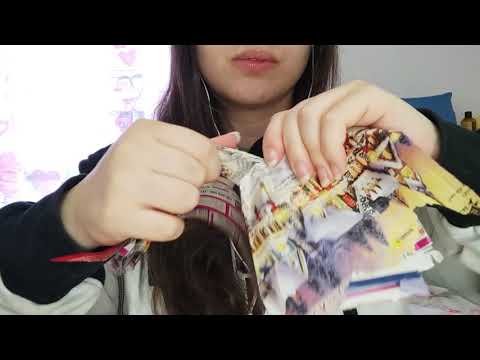 ASMR Paper Sounds: Ripping Magazines, Crumpling Receipts, Cardboard✨