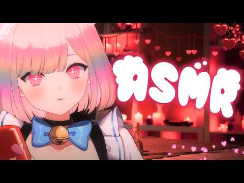 【ASMR】relaxing valentine's day maid cafe 🩷 ~💤✨tingles 4 sleep and TLC 💤【EN/日本語】