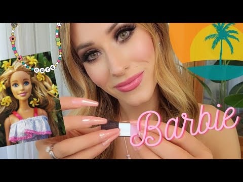ASMR 💕🌴 Barbie Does Your Makeup For Luau Party!💄(personal attention, roleplay)