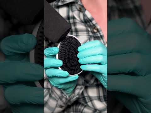 ASMR brush triggers! #asmrsounds  #gloves #triggersfortingles