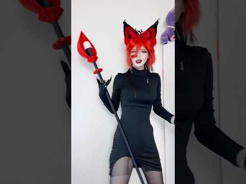 Alastor Cosplay Fem Version #hazbinhotel #alastor #cosplayer #alastorcosplay #cosplay