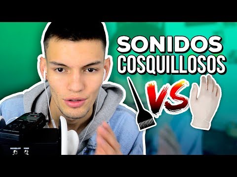 ASMR dormir - (brocha, esponja, guantes y arena) en un SONIDO VS SONIDO