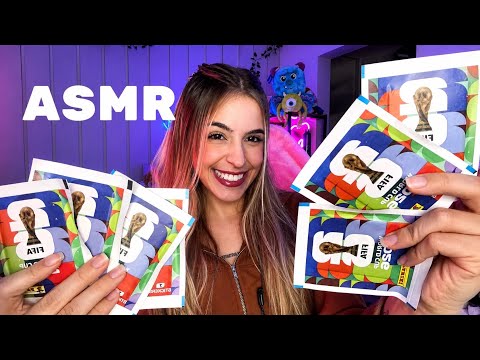 ASMR: ULTIMO VIDEO ABRINDO FIGURINHAS 😢⚽