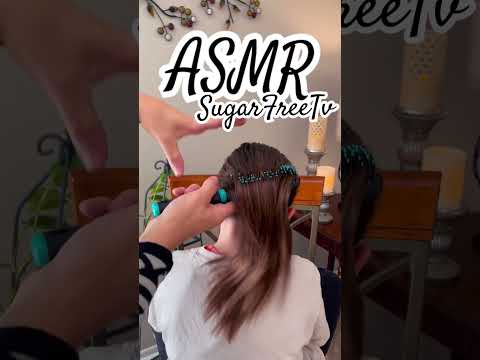 NEW ASMR Hair Play Scalp Massage Treatment Hair Brushing Light Touch Relaxing Sleep ASMR SOUNDS