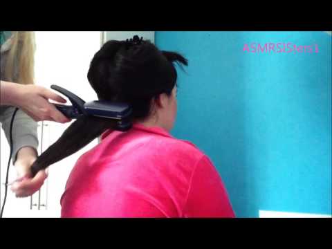 ASMR Hair Straightening