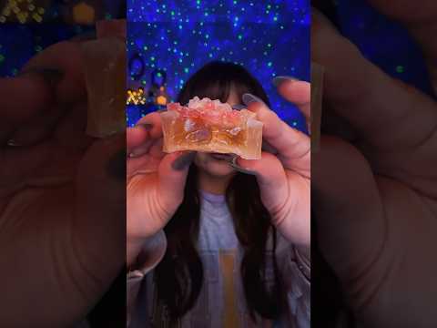 Silent edible crystal review #asmr #candy #satisfying #asmrsounds
