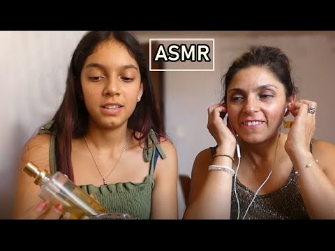 MAQUILLANDO A MI MAMA EN ASMR CON EL NUEVO MICRÓFONO!!-RELAJATE CON ESTOS SONIDOS|SOFIWI