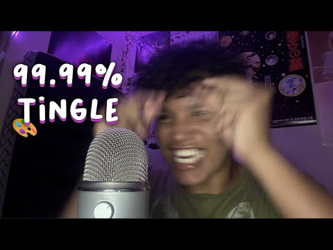 ASMR 99.99% OF YOU WILL TINGLE ! 🤤✨MOUTH SOUNDS, HAND SOUNDS, SPIT PAINTING WITH TRIGGERS 💜