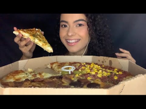 ASMR mukbang- PIZZA 🍕 