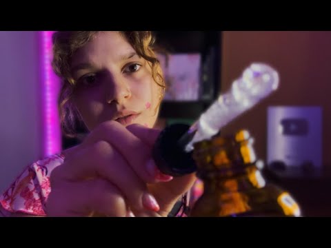 ASMR PARA QUEM PRECISA DE CARINHO✨Penteando seu cabelo, skin care, atenção pessoal, etc