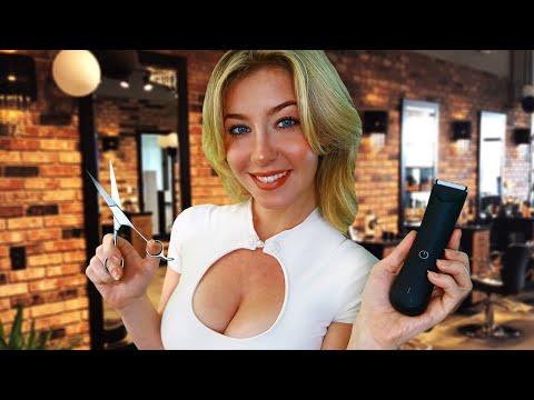 ASMR THE FLIRTY HAIRCUT ✂️ Hairdresser Salon Roleplay