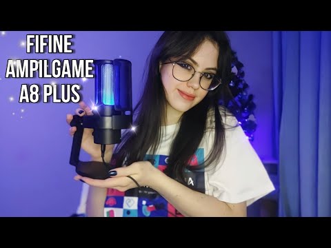 АСМР обзор микрофона  - FIFINE Ampilgame A8 PLUS 🎀  #asmr #асмр