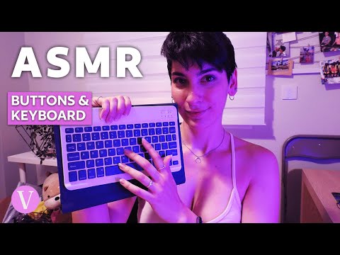 ASMR - Sonidos de [TECLADO]. SUSURROS inaudibles [MOUTH sounds]