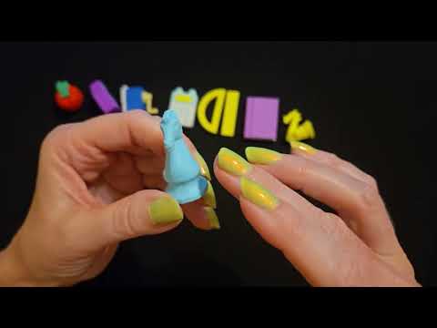 ASMR | Mini Erasers Show & Tell (Whisper)