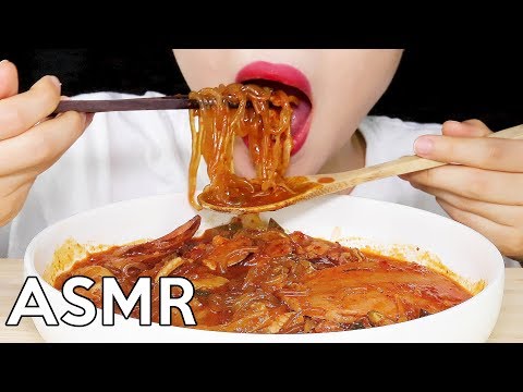 ASMR Korean Army Stew BUDAE JJIGAE *Slurp* 부대찌개 리얼사운드 먹방 Eating Sounds