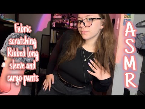 ASMR Crunchy fabric scratching 