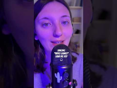 Singing Lana Del Rey ASMR 🎧 #asmr #asmrita #singing #shorts #lanadelray