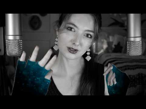 ASMR Mouth Sounds & Hand Movements w/ Echo + Star Gloves