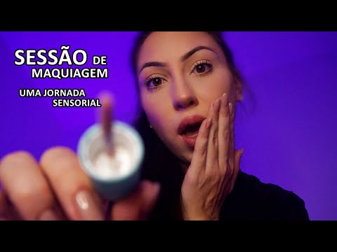 ASMR: RELAXE COMIGO FAZENDO A SUA MAQUIAGEM (alto risco de dormir ⚠️)