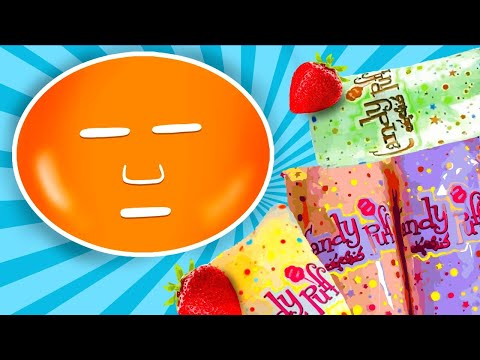 Cotton Candy Vs Orange Face Mask!!!/Satisfying Crushing #2