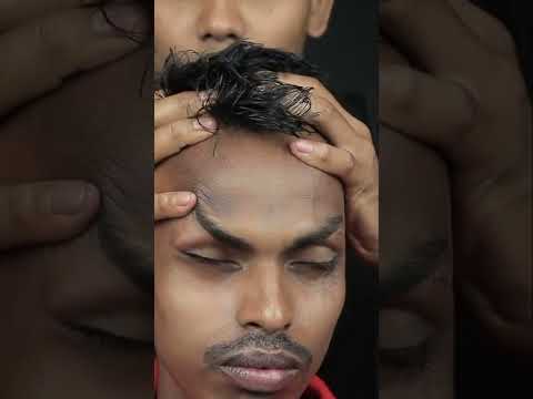 Getting Head Massage And Neck Crack For The First Time ASMR #shorts